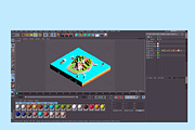 Low Poly Statue Of Liberty Scene, a 3D by Anton Moek (Thumbnail 8 of 8)