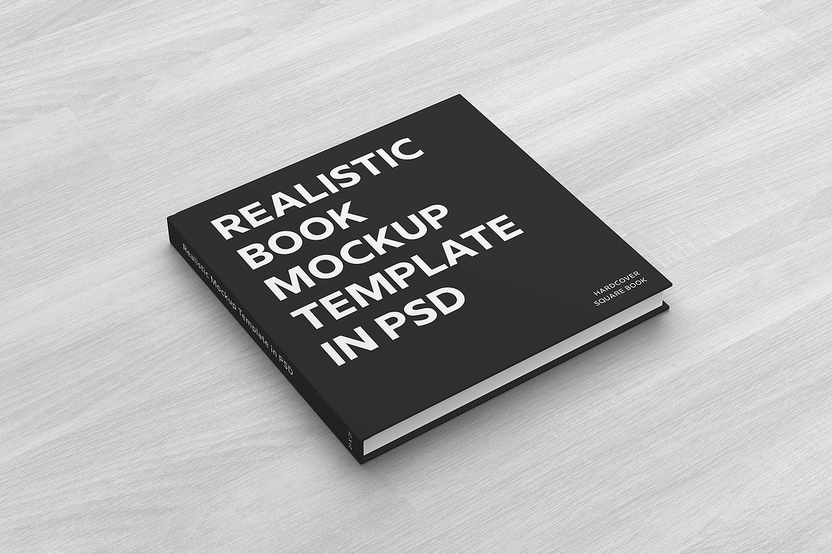 Hardcover Square Book Mockup, a Books & Magazine Mockup by Petr Stránský (Photo 14 of 21)