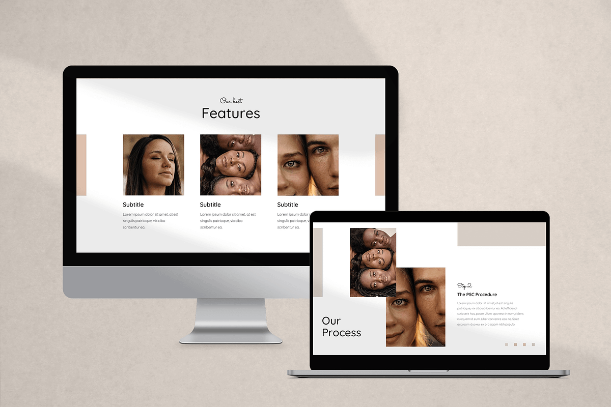Plastic Surgery PowerPoint Template, a Presentation Template by Flat Icons