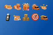 Ecommerce 3D Icons, an Object 3D Model by Azam Creative (Thumbnail 6 of 6)