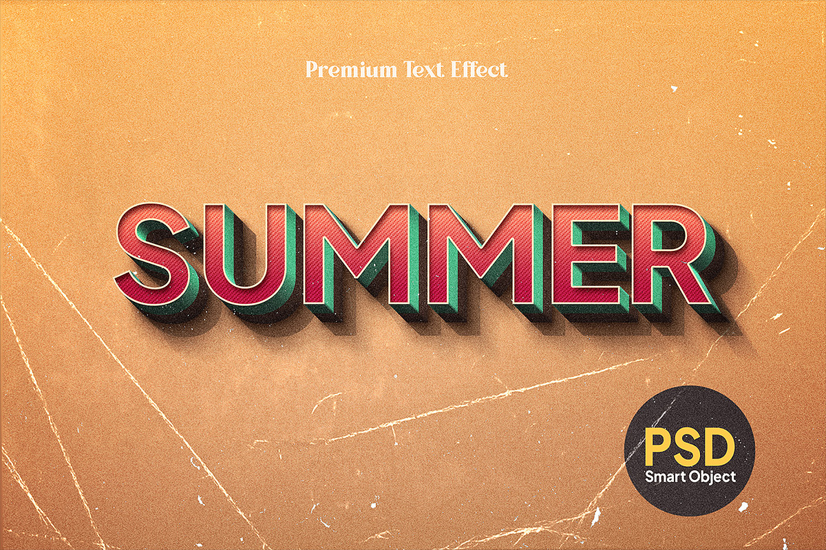 Old Vintage Retro PSD Text Effect, a Layer Style Add-On by Agung Kreatif (Photo 4 of 5)