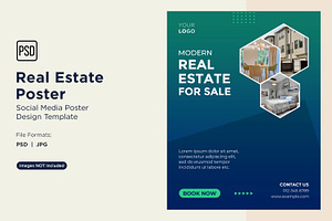 Real Estate Social Media Poster 80, a Social Media Template by shahsoft