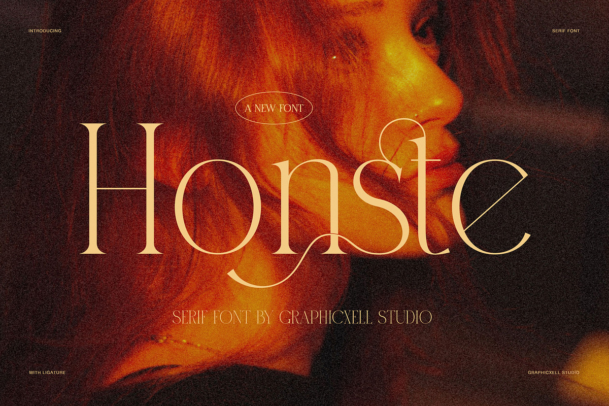Honste Elegant Serif Display Font, a Serif Font by Graphicxell (Photo 1 of 8)