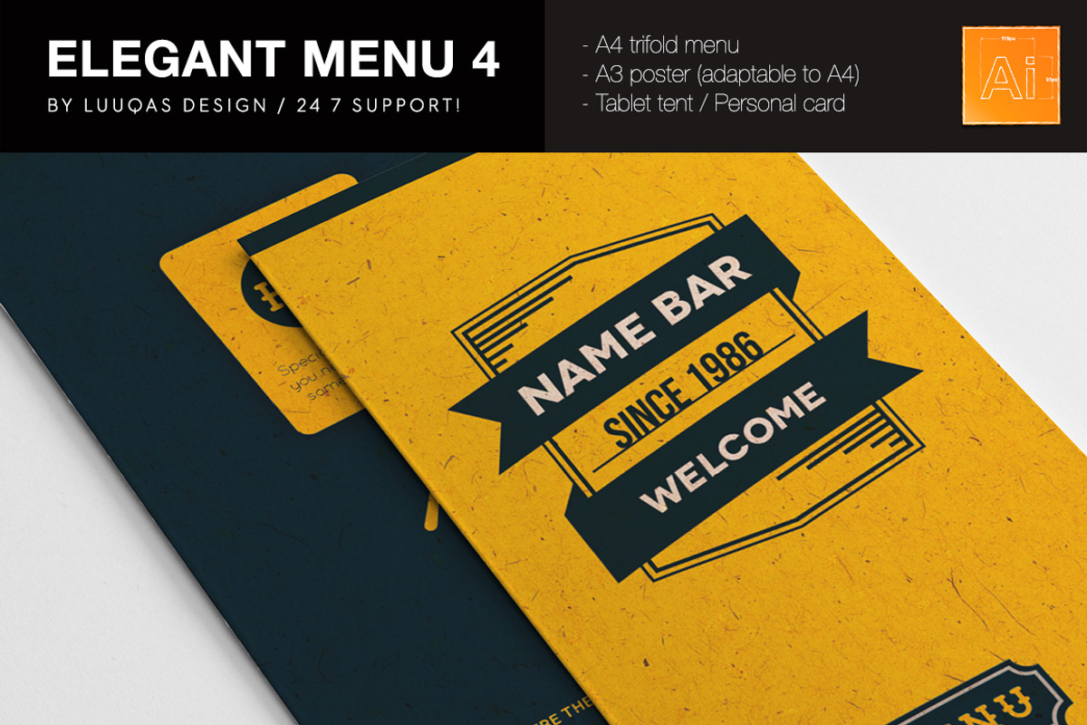 Elegant Food Identity 4, a Brochure Template by Luuqas Design (Photo 3 of 6)