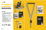 ID Card & Lanyard Mockup Sets, an Advertising Mockup by Artnivora.Std (Thumbnail 4 of 4)