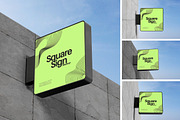 Square Billboard Mockup, an Advertising Mockup by xavier_studio (Thumbnail 1 of 5)