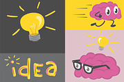 Fast thinking idea set, an Illustration by Do2design (Thumbnail 2 of 3)