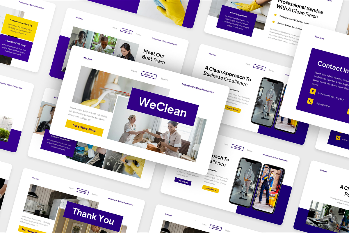 Professional & Clean Google Slide, a Presentation Template by Annora Studio (Photo 3 of 5)