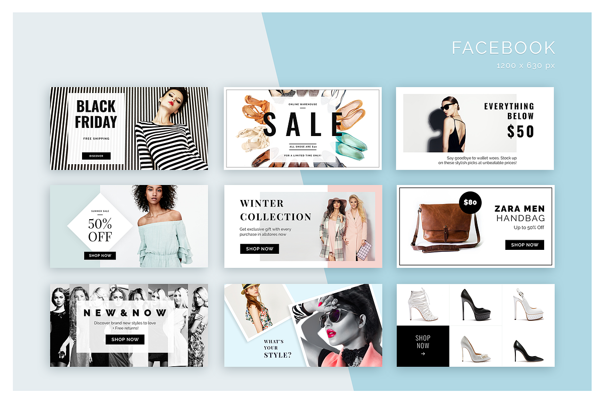 Fashion Social Media Pack, a Social Media Template by hoangpts (Photo 6 of 7)