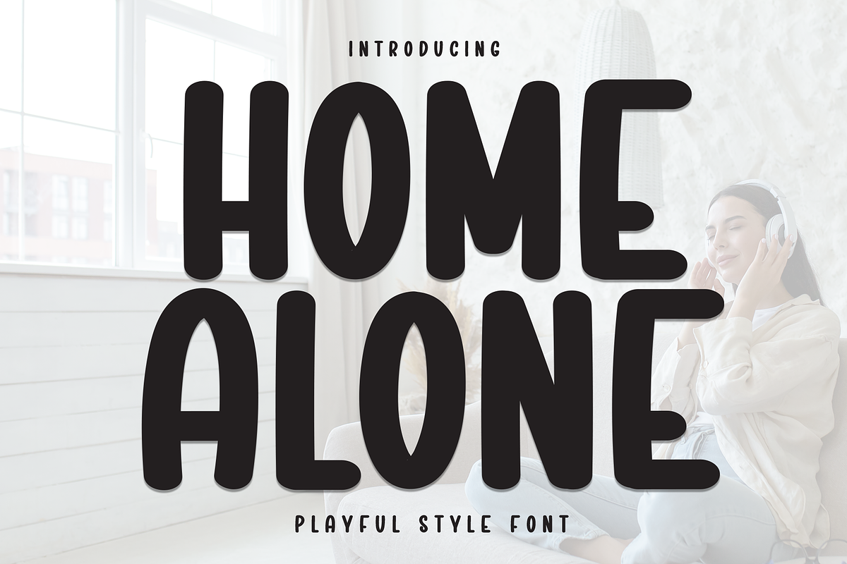 Home Alone | Script Font, a Script Font by Scratchones (Photo 1 of 8)
