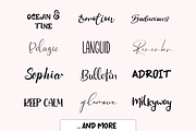 100 Handwritten Script Fonts Bundle, a Script Font by Fonteca (Thumbnail 3 of 10)