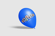 Balloon mockup, a Product Mockup by DxSLEX (Thumbnail 2 of 5)