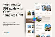 Real Estate Website Canva Templates, a Landing Page Template by Snapybiz (Thumbnail 10 of 11)