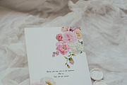 Rose Pink Watercolor Floral, a Decorative Illustration by Lana Elanor (Thumbnail 4 of 14)