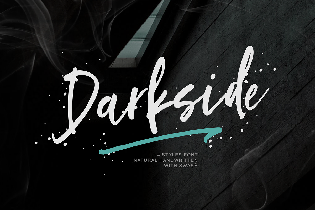 Darkside, a Script Font by Letteratom (Photo 1 of 11)