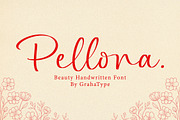 Pellona - Beauty Handwritten, a Script Font by Graha Type (Thumbnail 1 of 12)