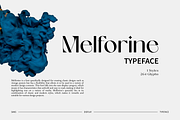 Melforine | History Display Font, a Sans Serif Font by Rissyletter Studio (Thumbnail 1 of 13)