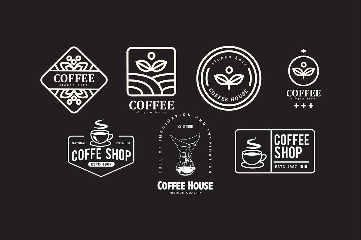 15 coffee logo design bundle, a Branding & Logo Template by grindstudio (Photo 5 of 5)