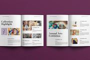 Art Gallery Exhibition Catalog, a Brochure Template by E-Type (Thumbnail 4 of 8)