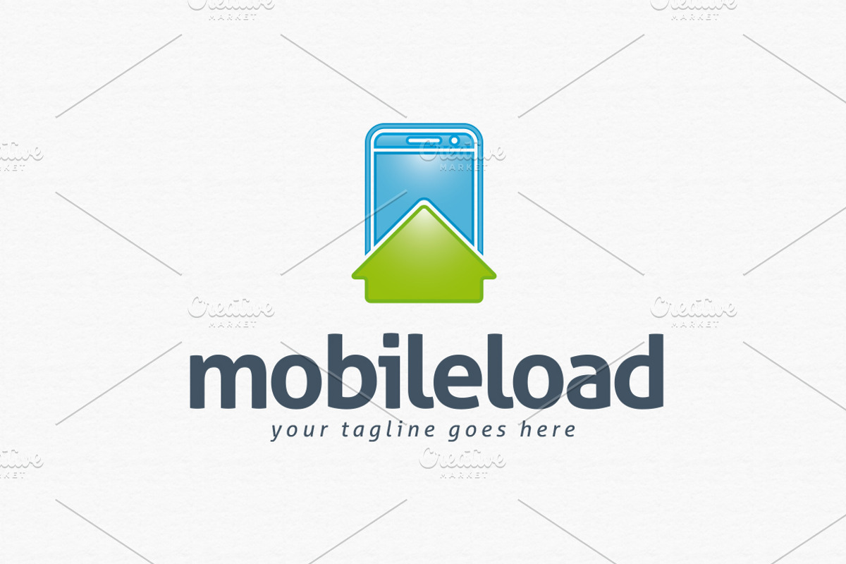 Mobile Load Logo Template, a Branding & Logo Template by PixaSquare (Photo 2 of 5)