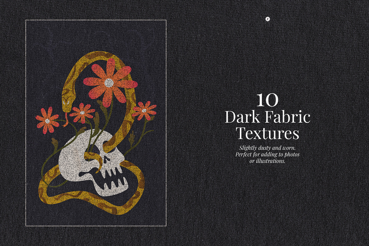 Dark Dusty Fabric Textures, a Texture Graphic by Freezerondigital (Photo 2 of 6)