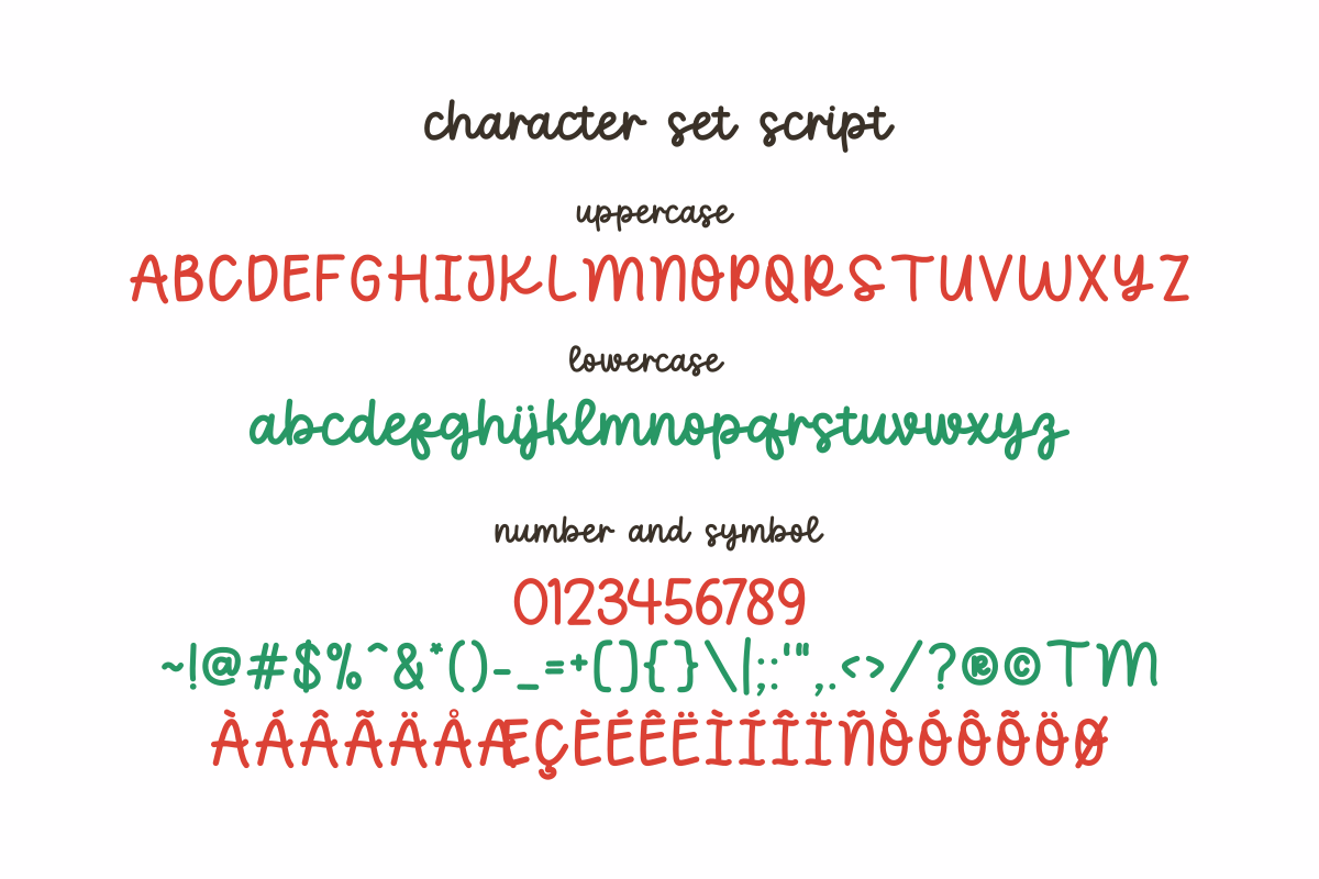 Jellybean Christmas - Font Duo, a Handwritten Font by SaktiAvellin (Photo 7 of 8)