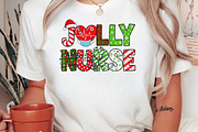 Christmas Jolly Nurse Png, an Illustration by Craft Nest (Thumbnail 2 of 6)