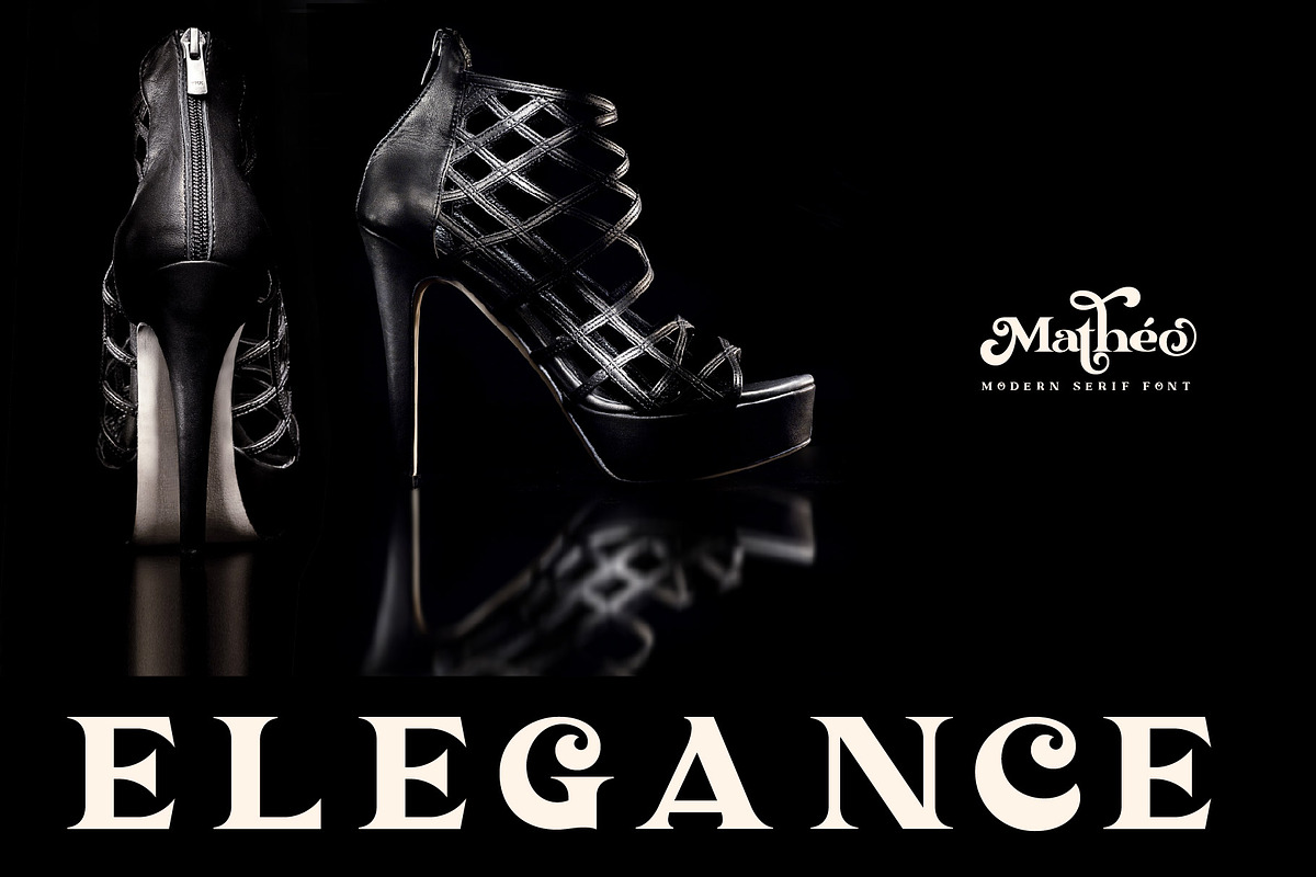 Matheo, a Serif Font by Burntilldead (Photo 10 of 15)