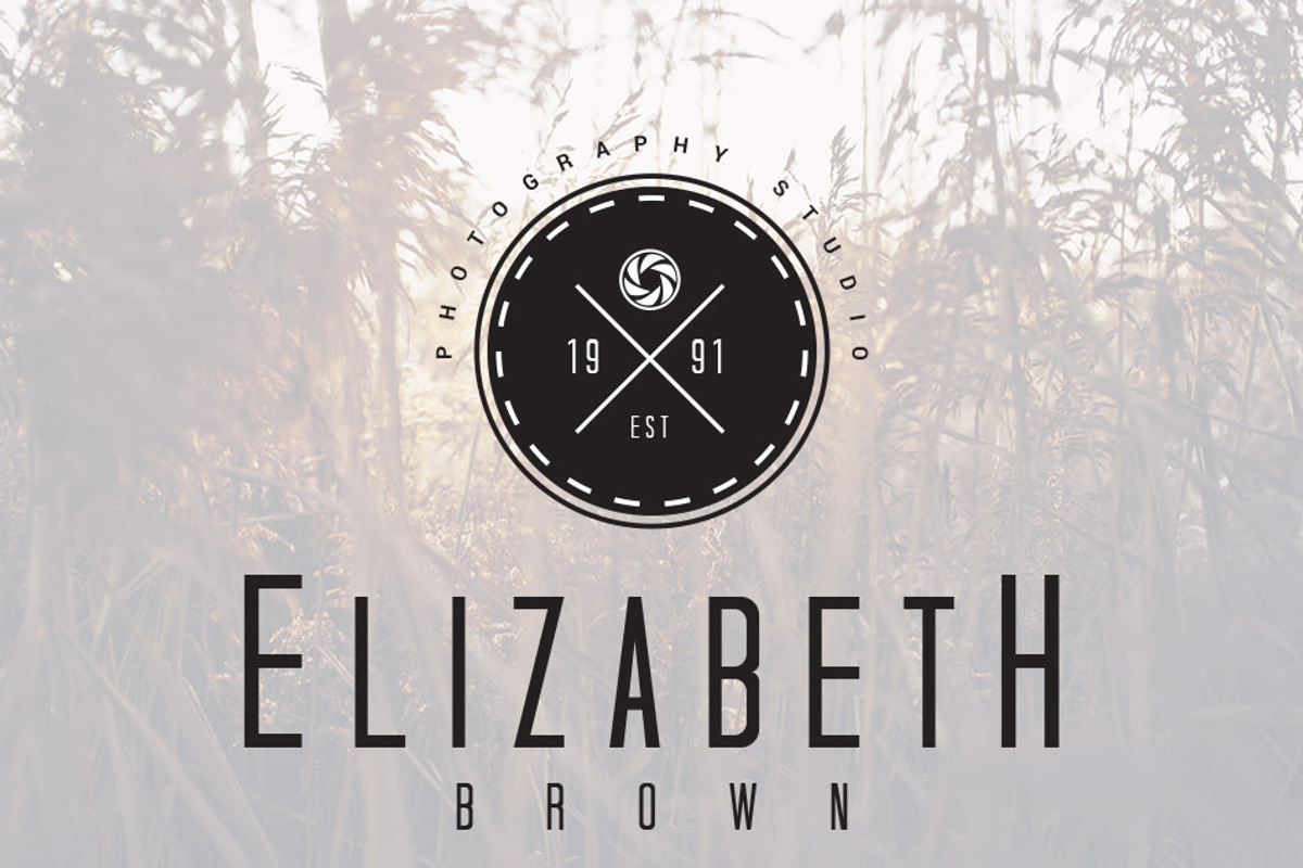 Premium Photography Hipster Logo, a Branding & Logo Template by SweetShutterStyle (Photo 2 of 3)