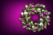 Big violet Christmas & New Year set, a Decorative Illustration by Vjom (Thumbnail 4 of 20)