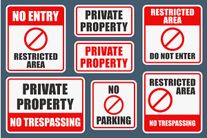 various property and restricted, an Object Illustration by IfH