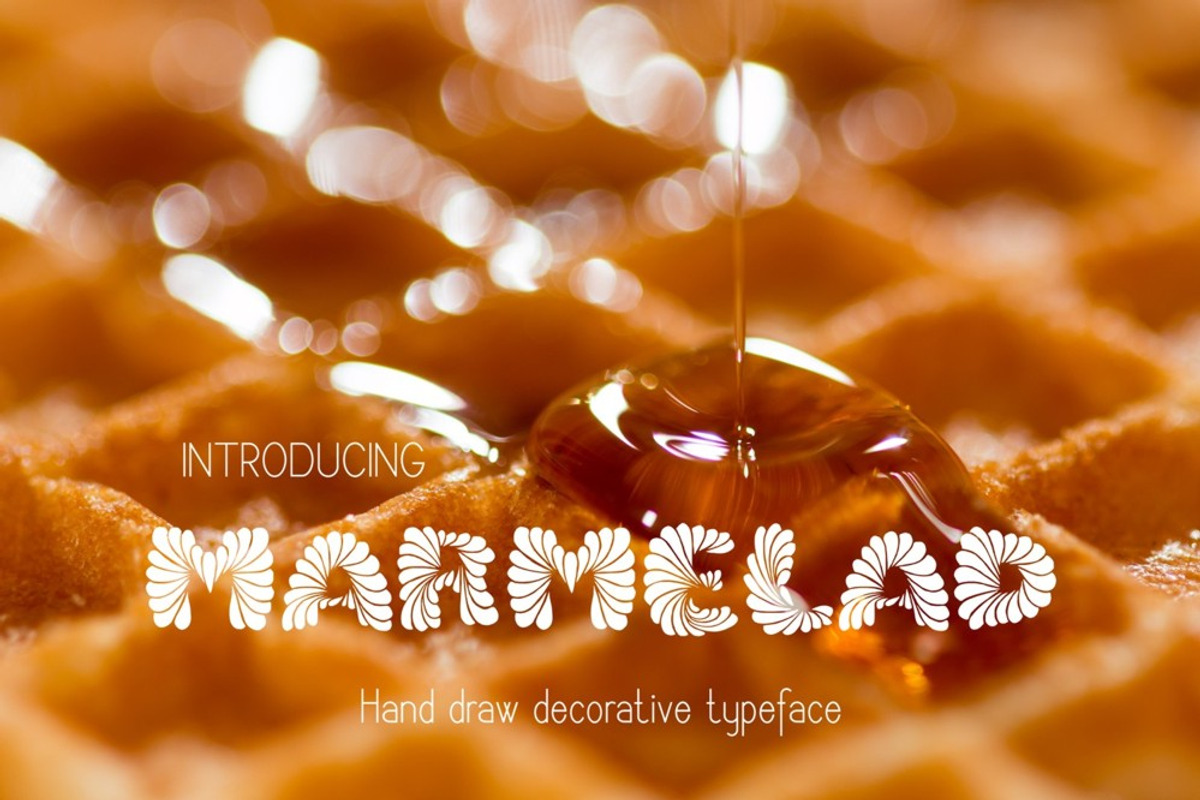Marmelad Decorative Font