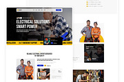 Electrician & Electrical Figma, an UI Kit Template by ArtGalaxy (Thumbnail 4 of 4)
