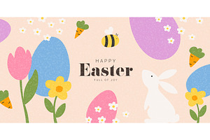 Creative Happy Easter background, an Object Illustration by Andrey Yaroslavtsev