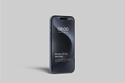 iPhone 15 Pro Mockup, an iPhone Mockup by Graphiculon (Thumbnail 7 of 11)
