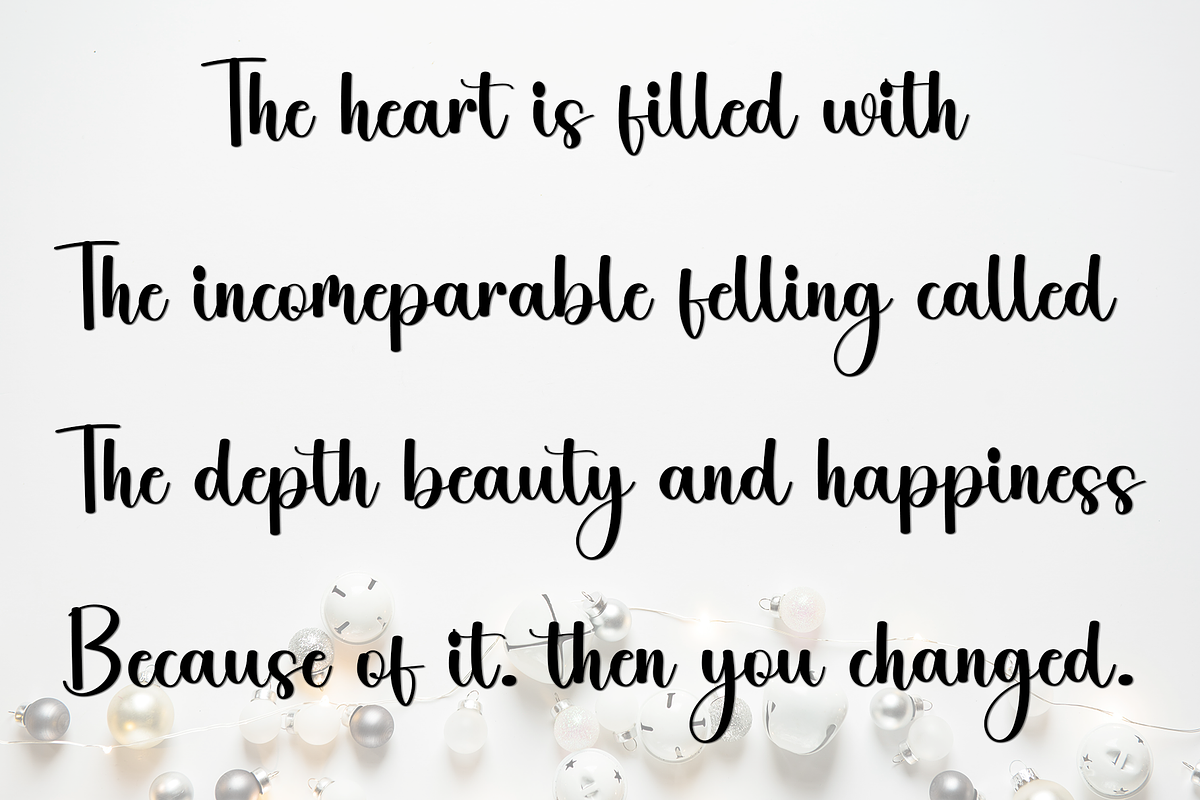 Brilliant Beauty, a Handwritten Font by InermediaSTUDIO (Photo 6 of 7)