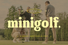 Minigolf - Groovy Serif Display