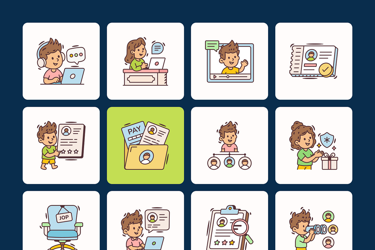 300 Business Flat Icons, an Emoji Icon by Prosymbols (Photo 11 of 15)