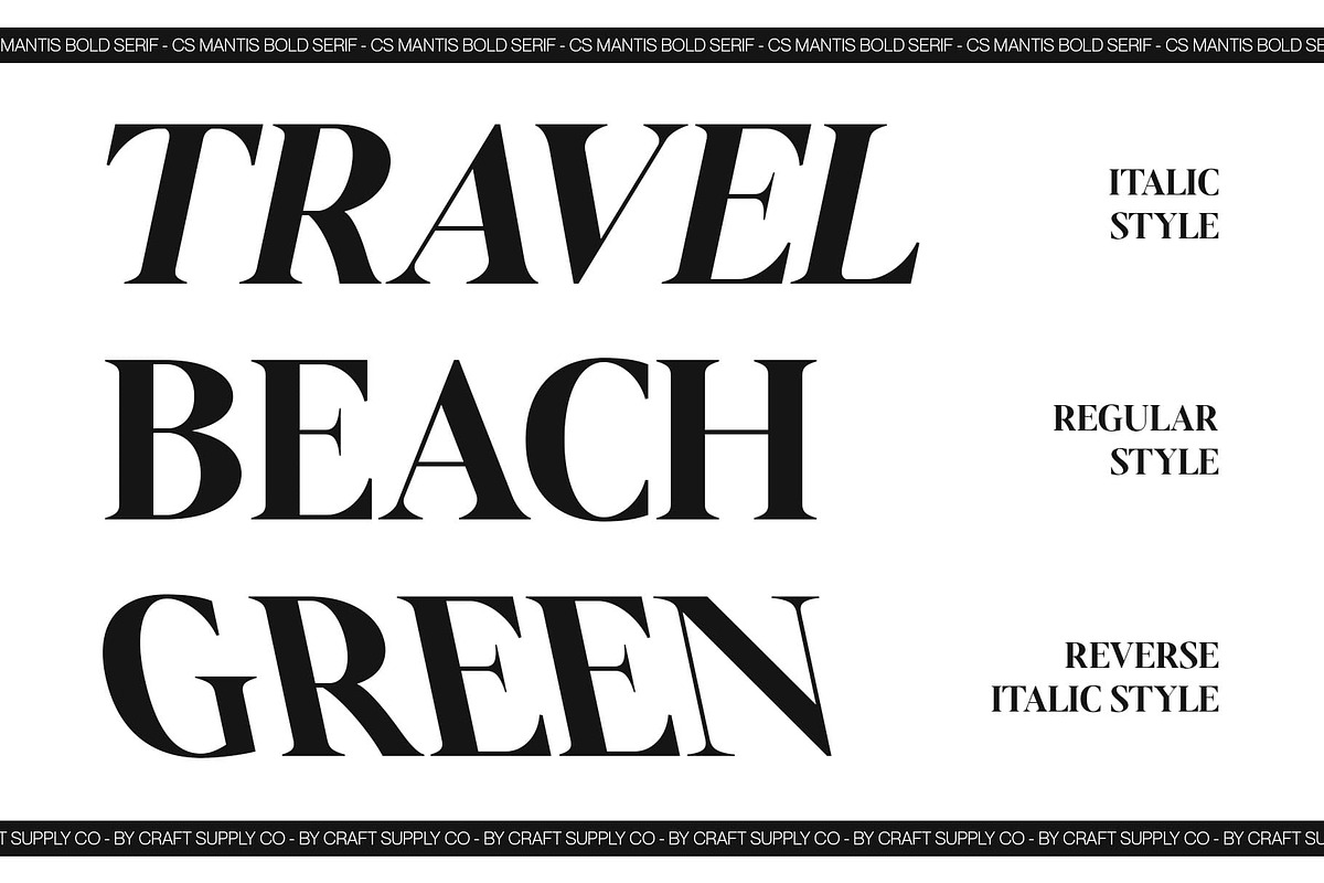 CS Mantis – Classy Serif Font, a Serif Font by Craft Supply Co. (Photo 2 of 8)
