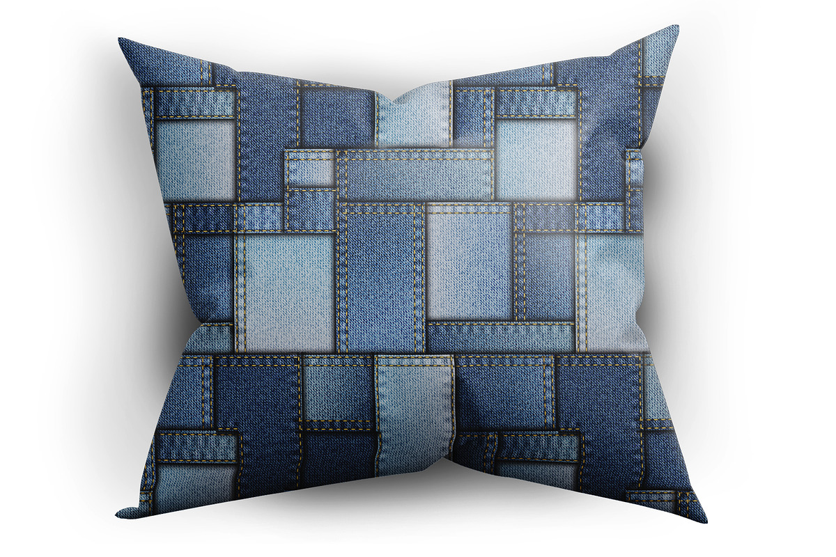 10 Denim vector patterns, a Pattern Graphic by tkdesign (Photo 3 of 13)