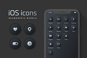 iOS 14 Custom Neumorphic Home Icons, an Icon by Delightful Design (Thumbnail 1 of 11)