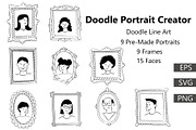 Doodle Portrait Creator, a Person Illustration by Milota (Thumbnail 1 of 3)