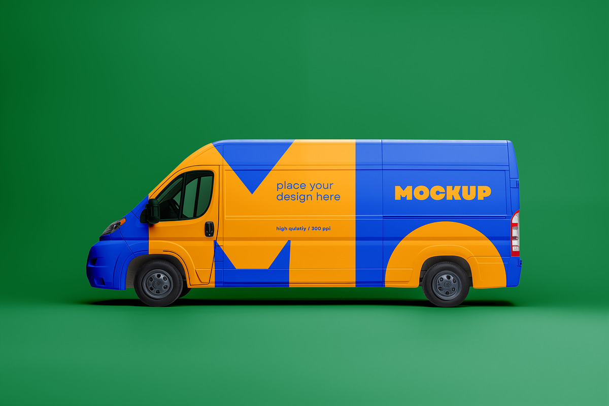 Car, Truck, Van, Pickup Mockup, an Advertising Mockup by dpi (Photo 10 of 11)