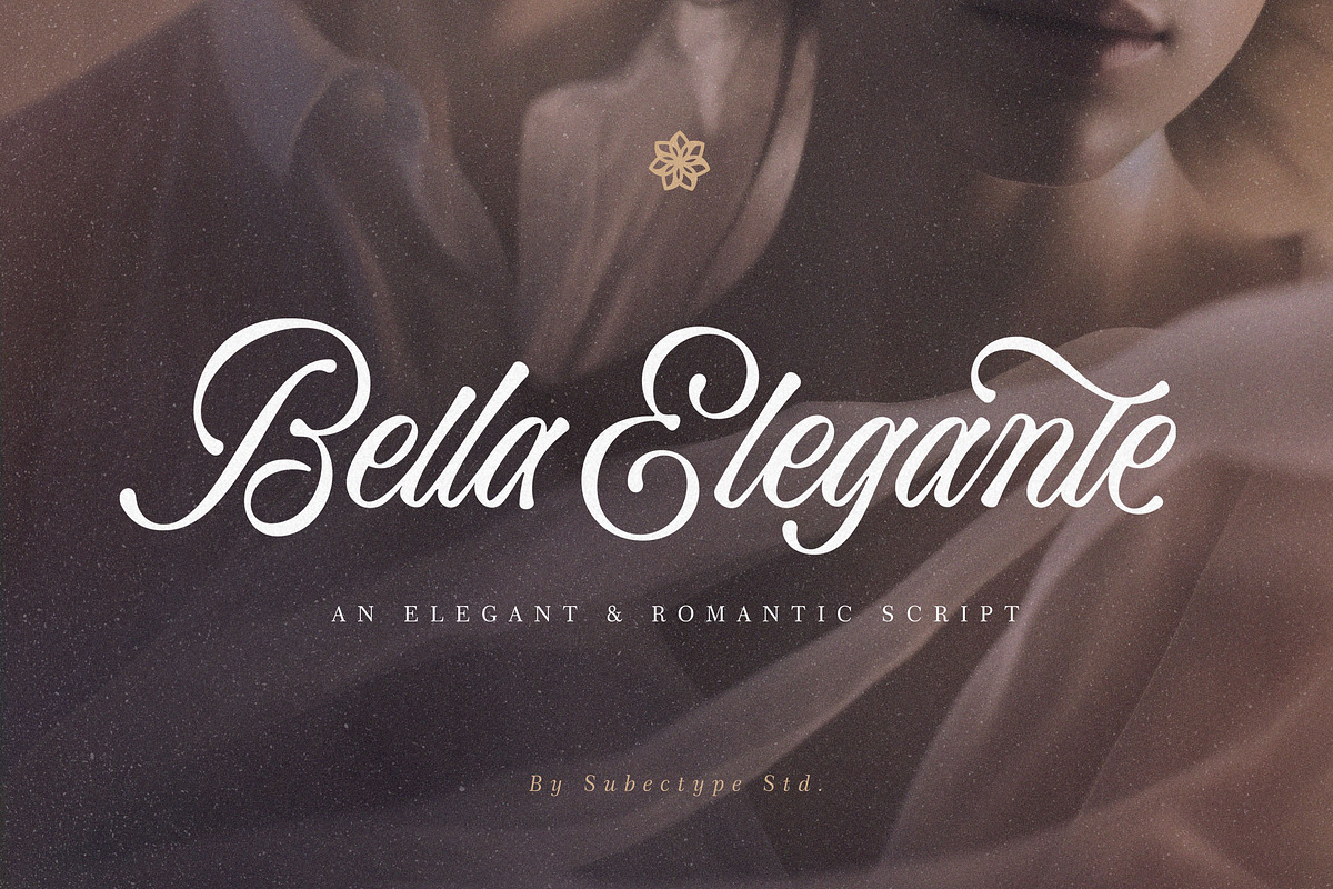 Bella Elegante - Calligraphy Font, a Script Font by Subectype Studio (Photo 1 of 10)