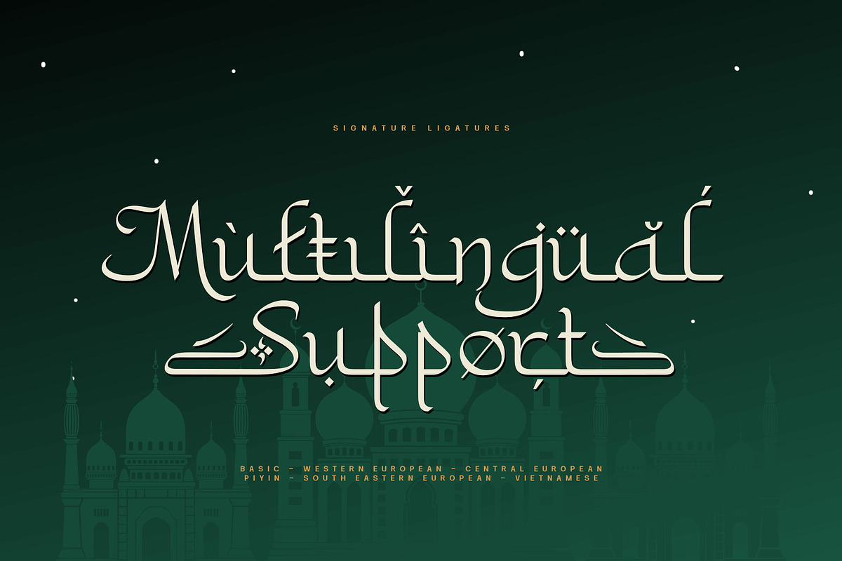 Kabyah Ramadhan Typeface, a Script Font by alit design (Photo 12 of 18)