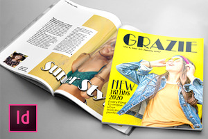 GRAZIE, Fashion Magazine Template