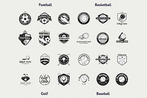 24 Vector Sport Logo Templates