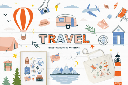 Travel Illustrations & Patterns