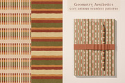 Cozy Geometric Seamless Patterns Set, a Pattern Graphic by Olya Haifisch (Thumbnail 5 of 7)