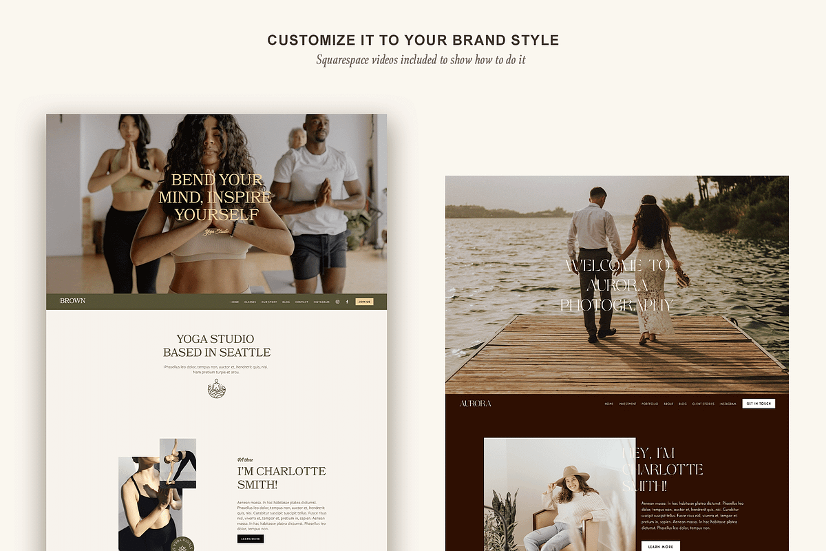 Wellness Squarespace 7.1 Template, a Websites & App Template by Kseniia_Design (Photo 6 of 11)